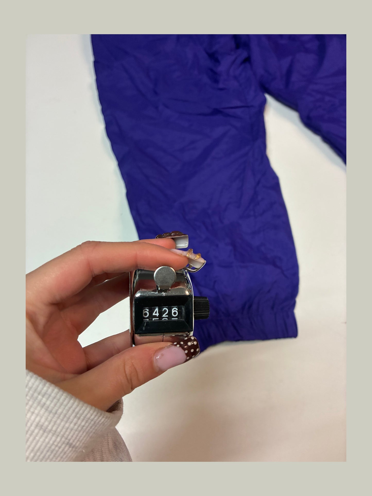 Vintage Nike Trackpants lila XXL 6426