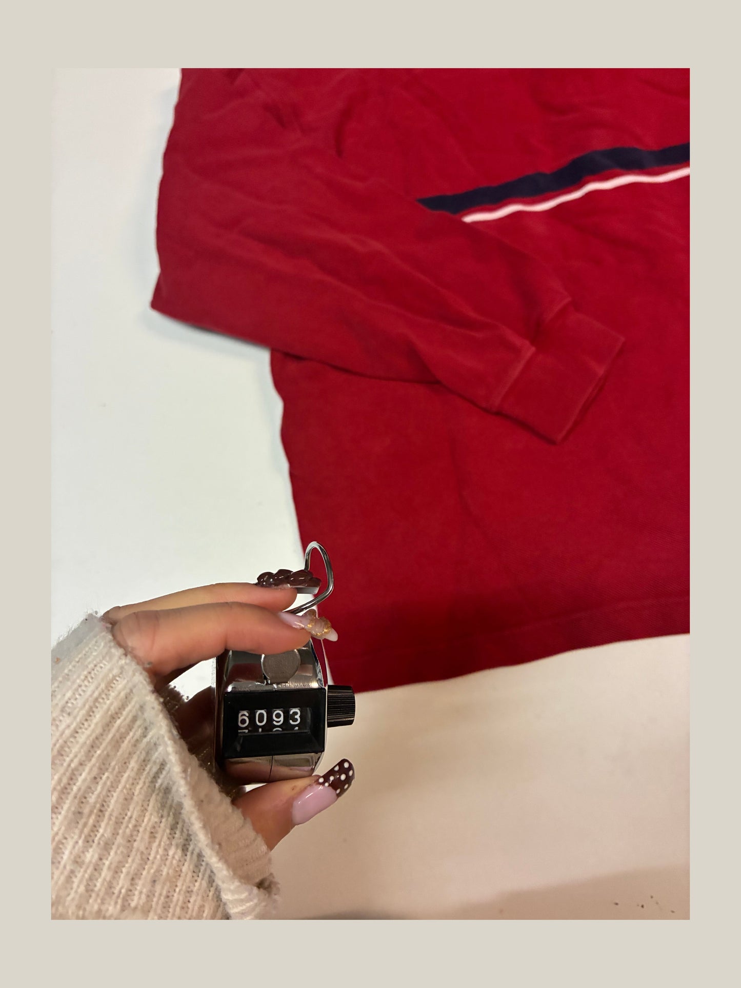 Vintage Lacoste Langarm Shirt L fit S 6093