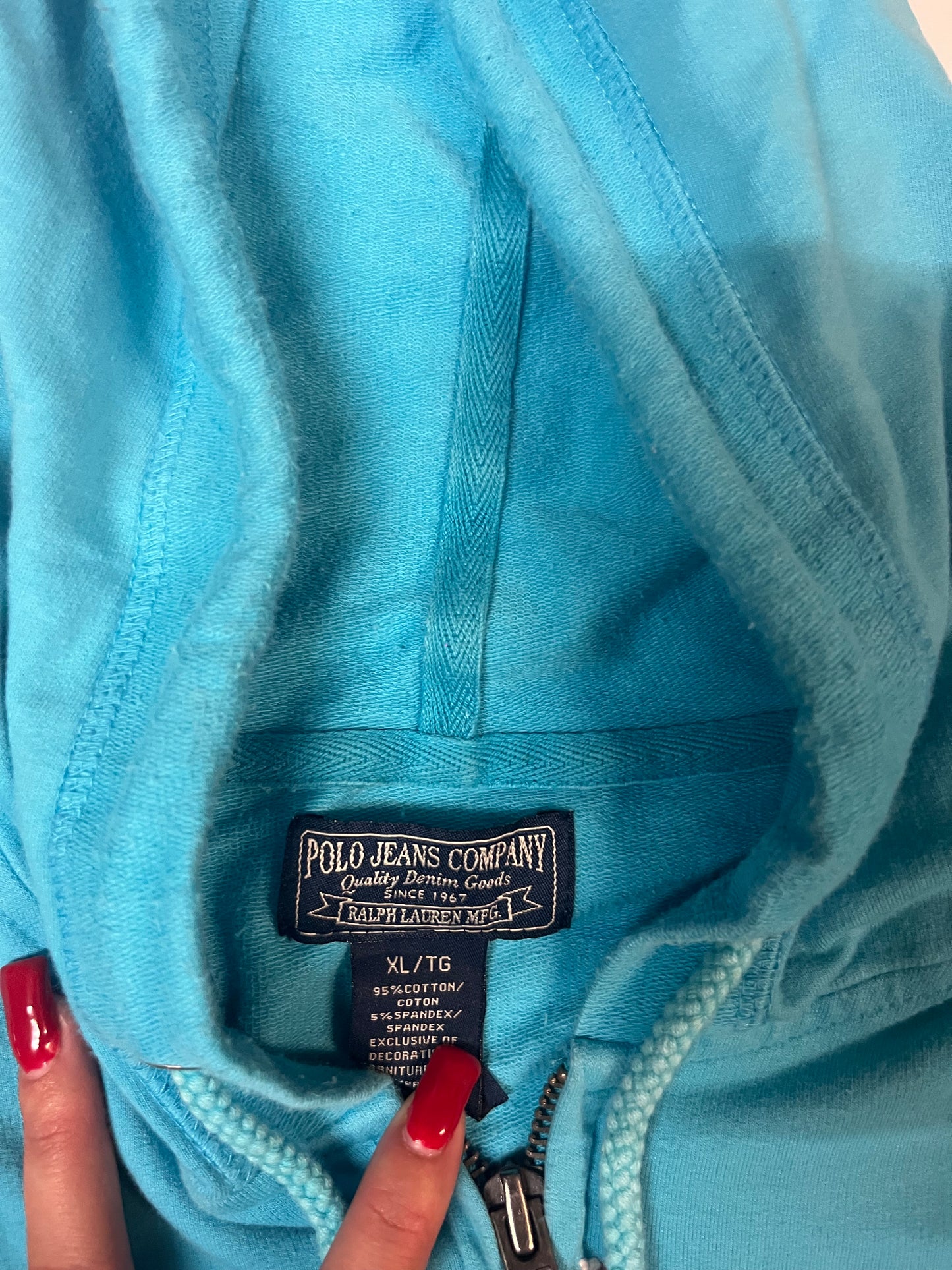 Vintage Polo Ralph Lauren Hoodie XL fit S 4277