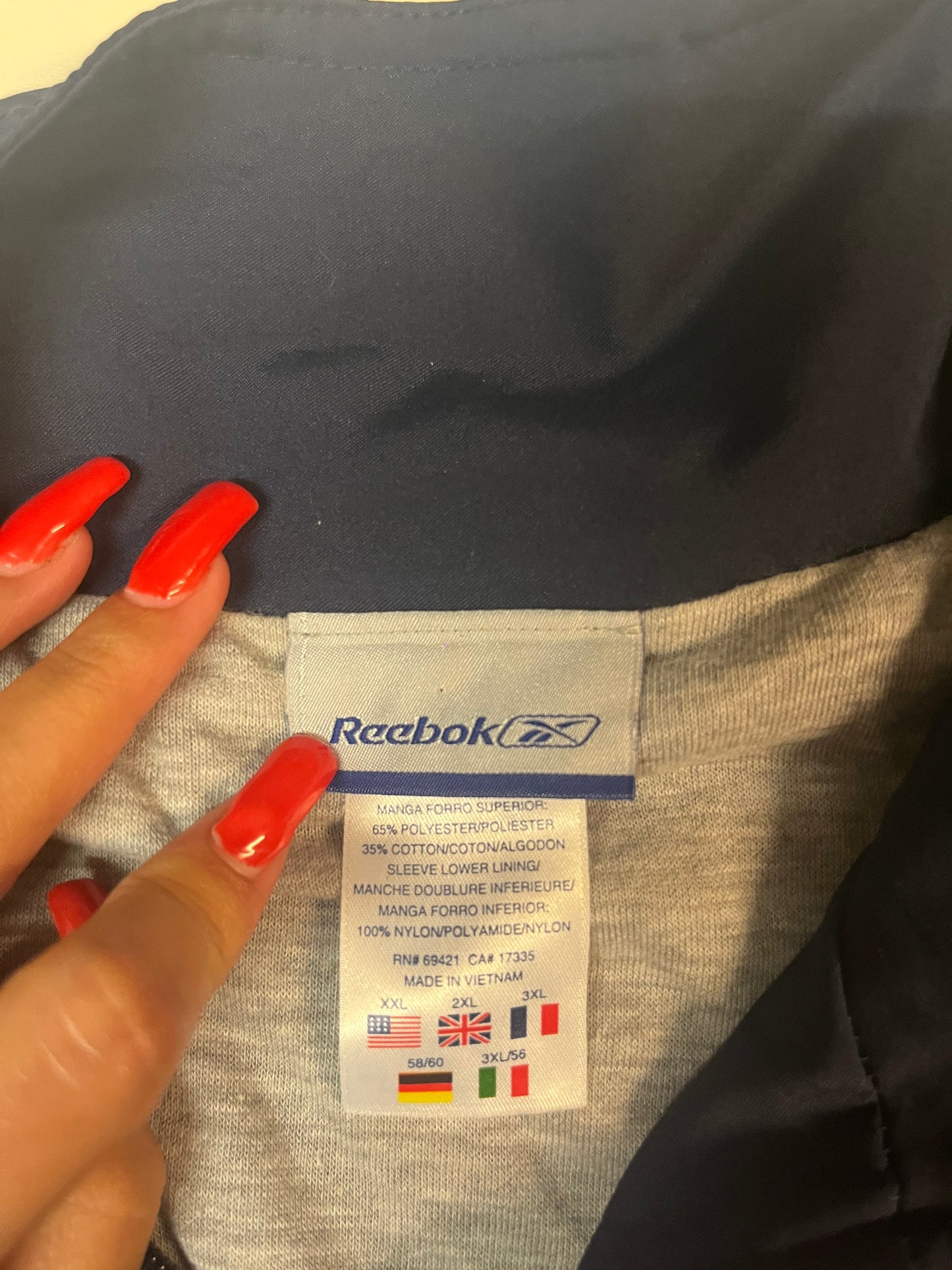 Vintage Reebok Jacke XXL fit XL 3114