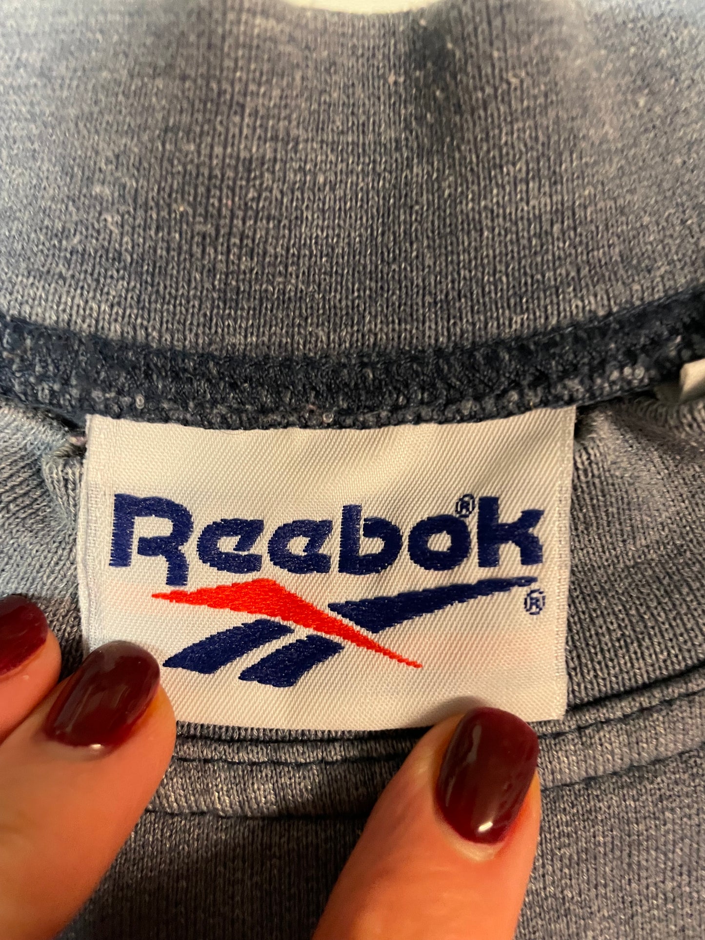 Reebok Vintage Sweatshirt Gestickt M 5898