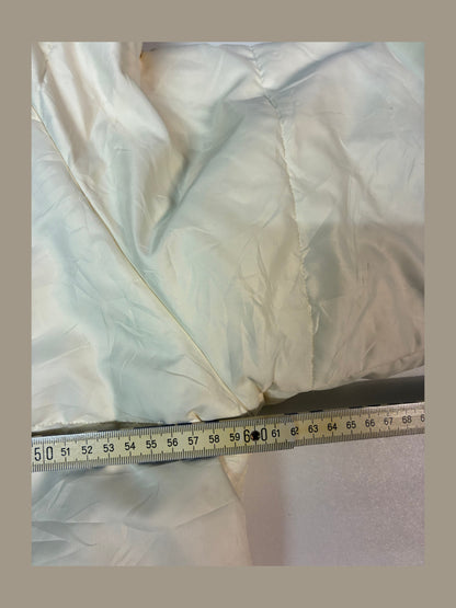 Vintage Tommy Hilfiger Winterjacke cremefarben L 6290