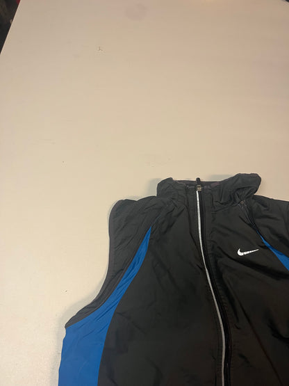 Vintage Nike Laufjacke 2 in 1 abnehmbare Ärmel L 4386