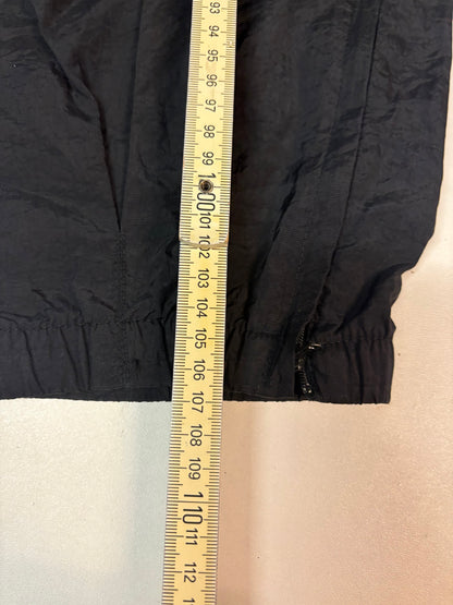 Nike Vintage Trackpants M Full Black Baggy 6195