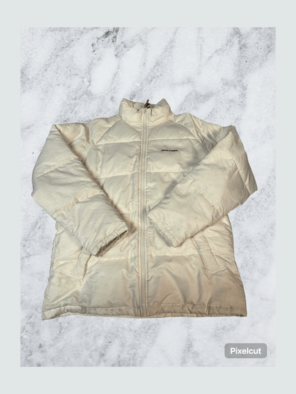 Vintage Tommy Hilfiger Winterjacke cremefarben L 6290