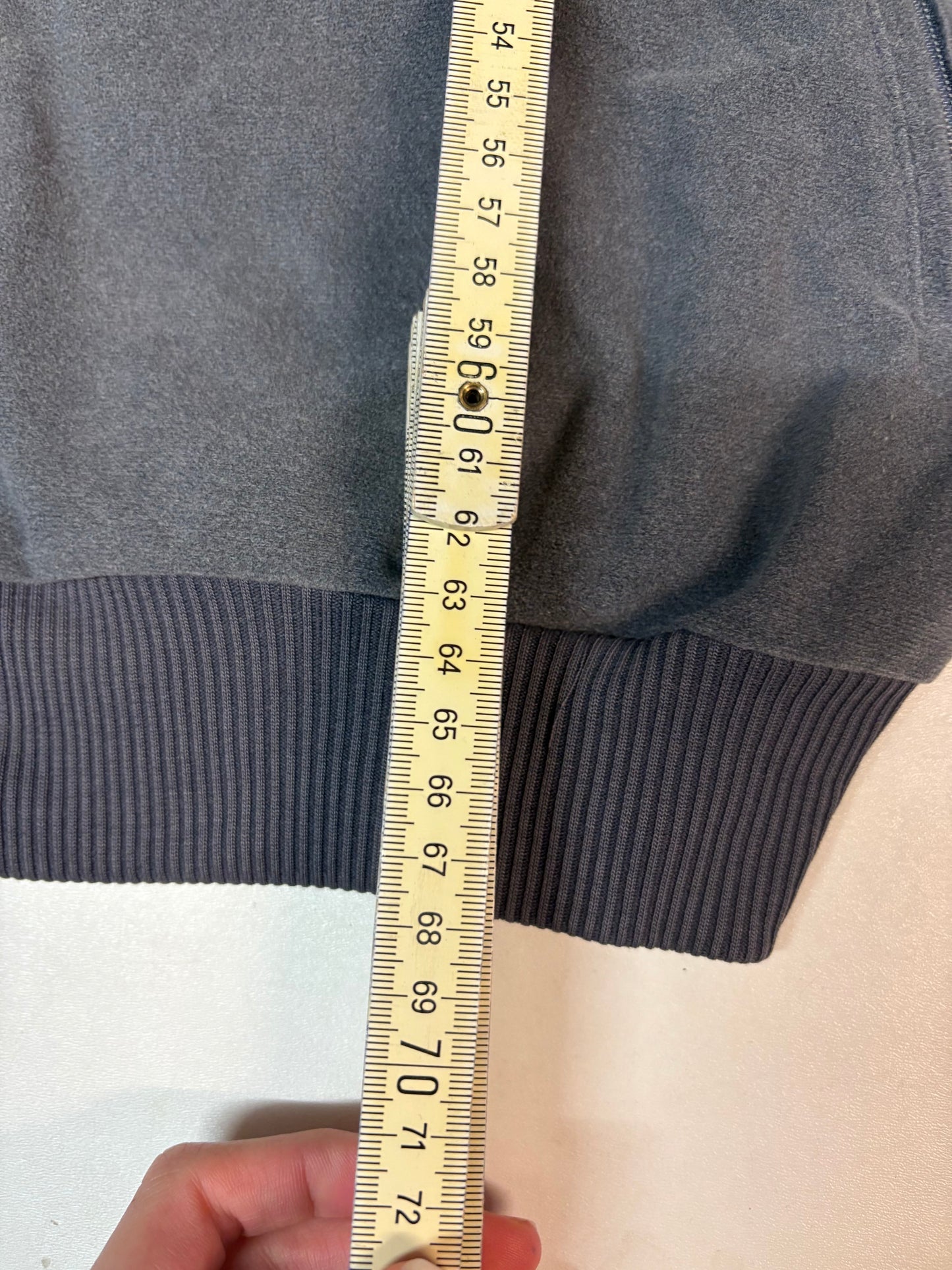 Adidas Vintage Trackjacket Stoff aus Samt S 5831