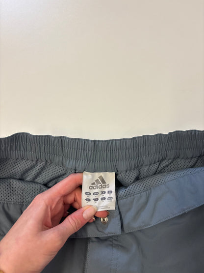 Adidas Vintage Trackpants M baggy unten umgenäht 6811