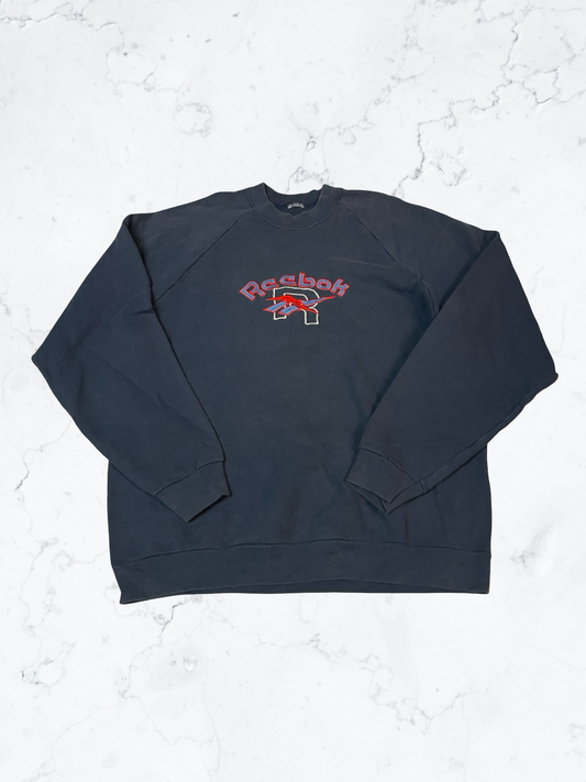 Reebok Vintage Sweatshirt Gestickt M 5894