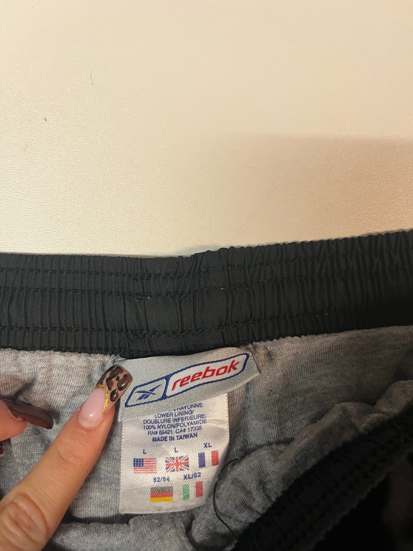 Vintage Reebok Trackpants baggy L 5621