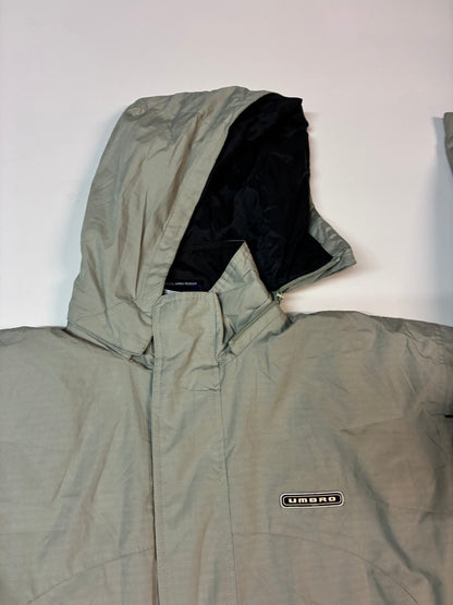 Vintage Umbro Regenjacke gefüttert L fit XL 5922