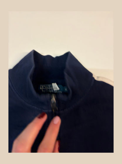 Polo Ralph Lauren Vintage Zipper Xxl Navy 6324