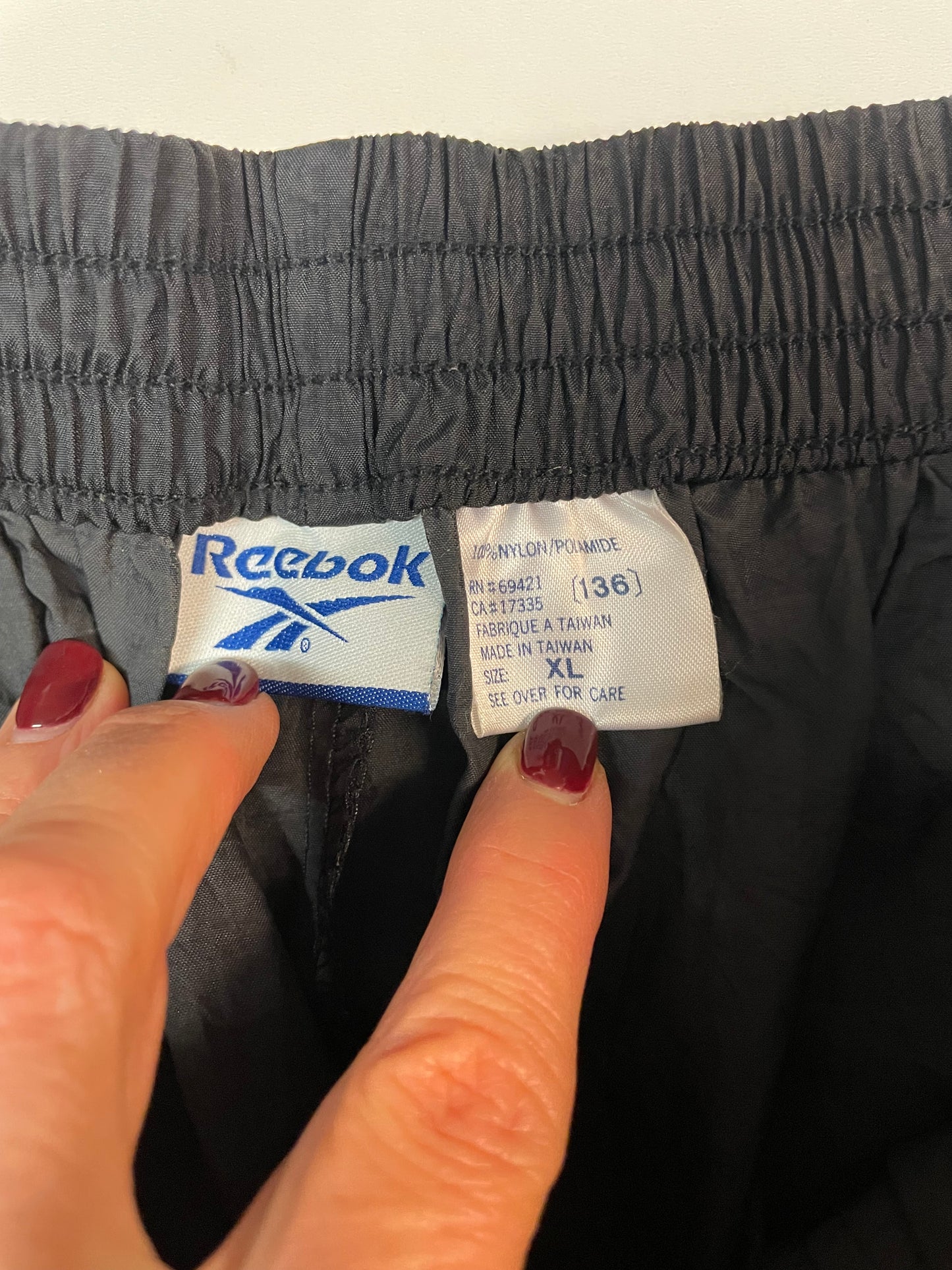 Reebok Vintage Nylon Trackpants XL 4046