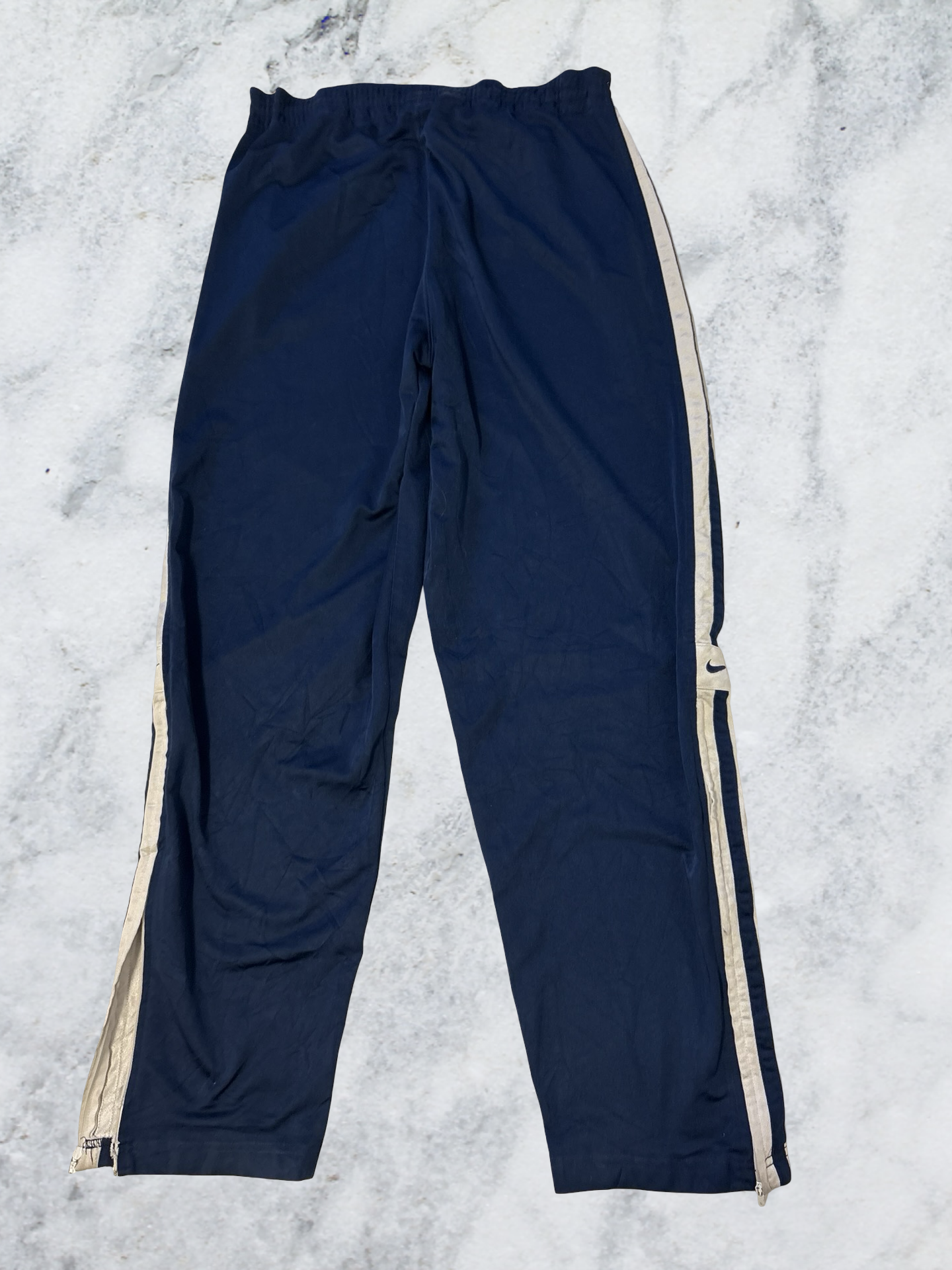 Adidas Vintage Trackpants S baggy Reißverschluss am Bein kaputt 6945