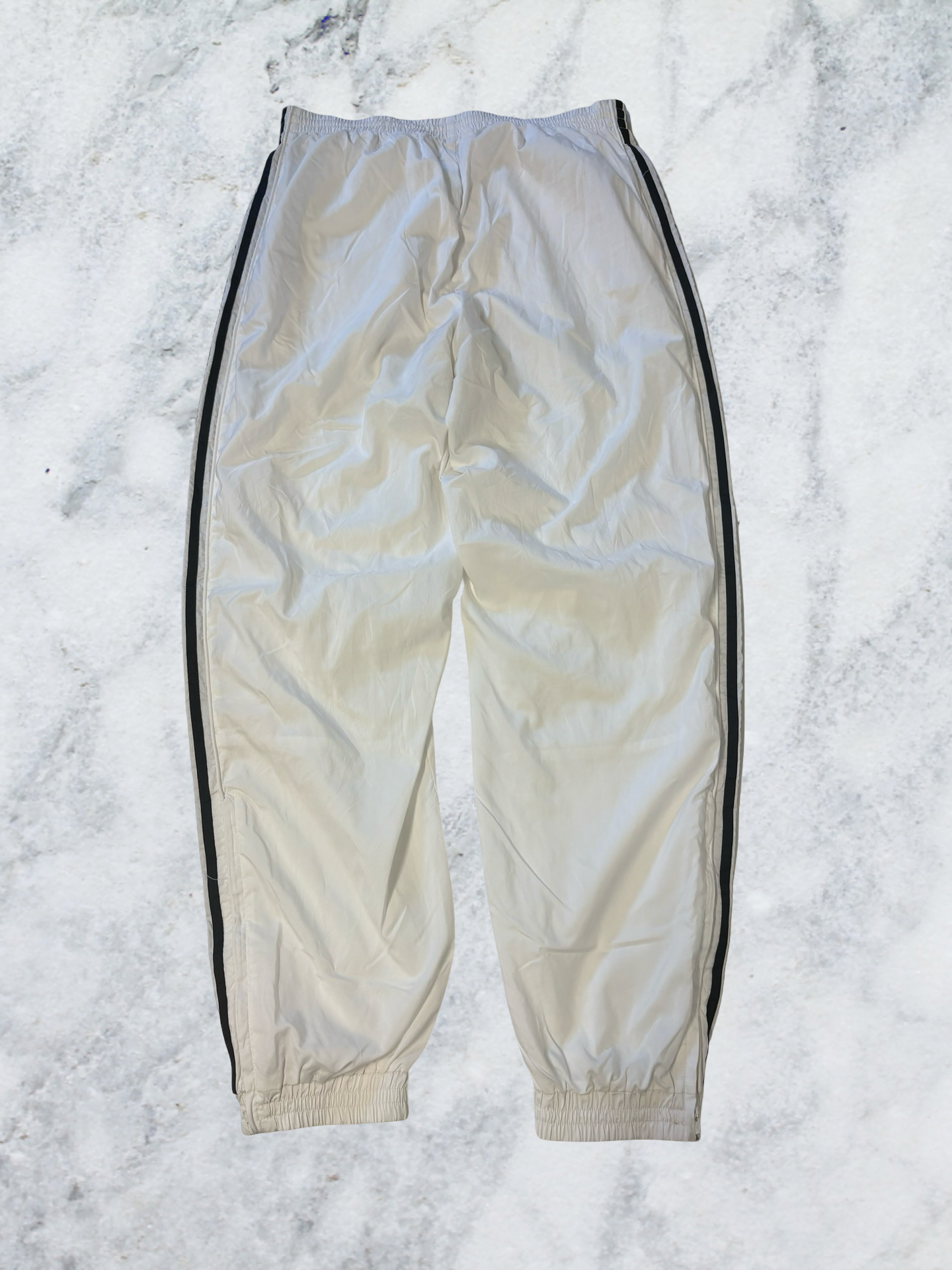 Adidas Vintage Trackpants Xl Reißverschluss linke Hosentasche klemmt 7351