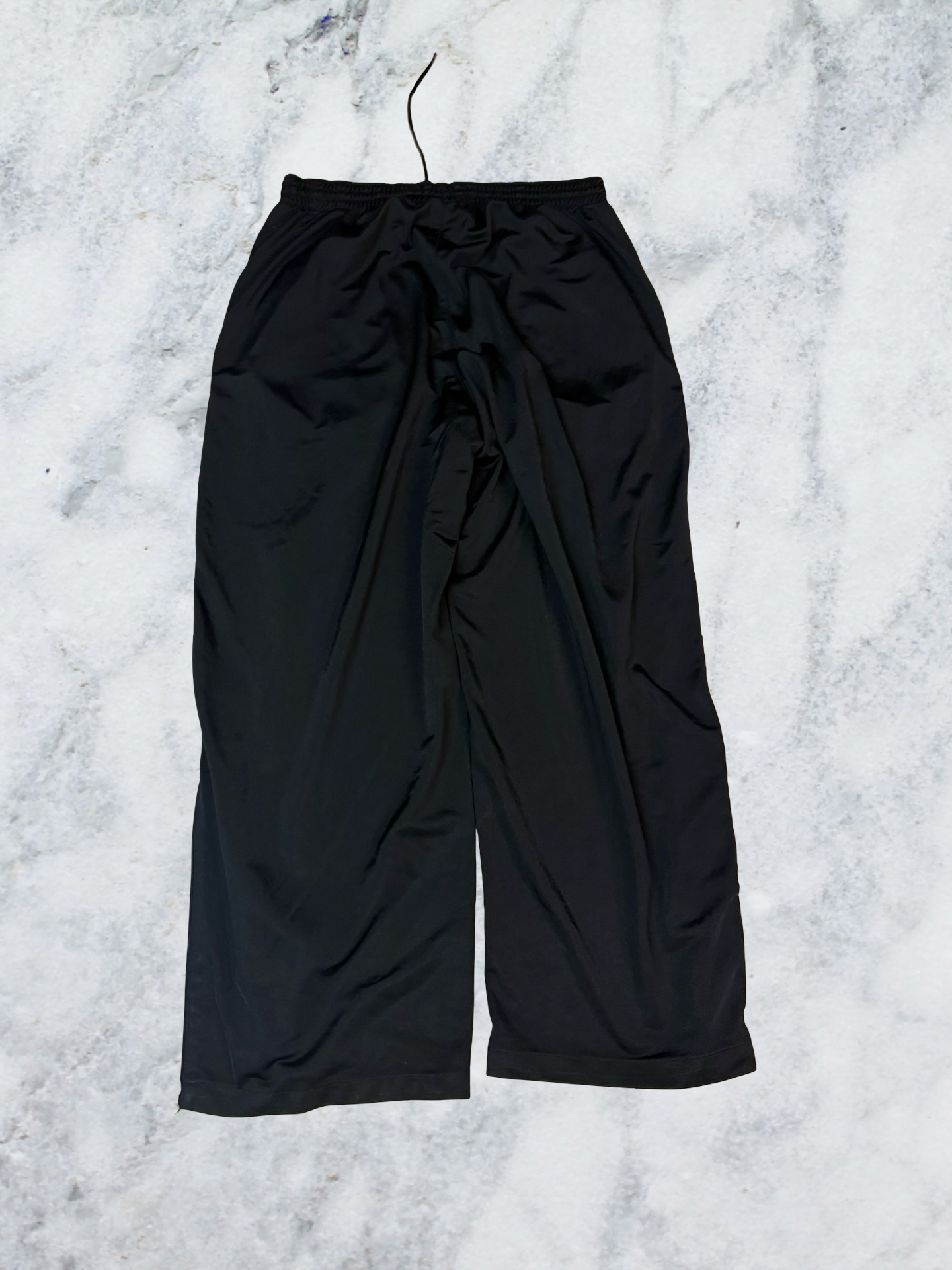 Nike Vintage Trackpants M Reißverschluss am linken Bein kaputt baggy 6492