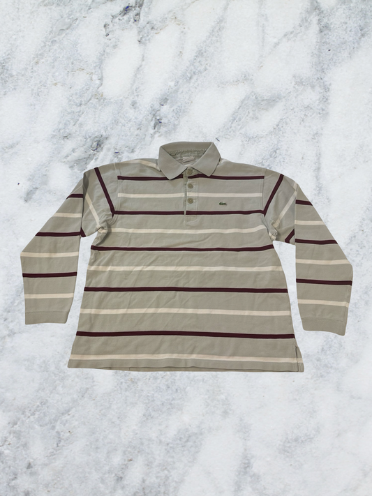 Lacoste Vintage Langarm Rubgy Polo  L 7497