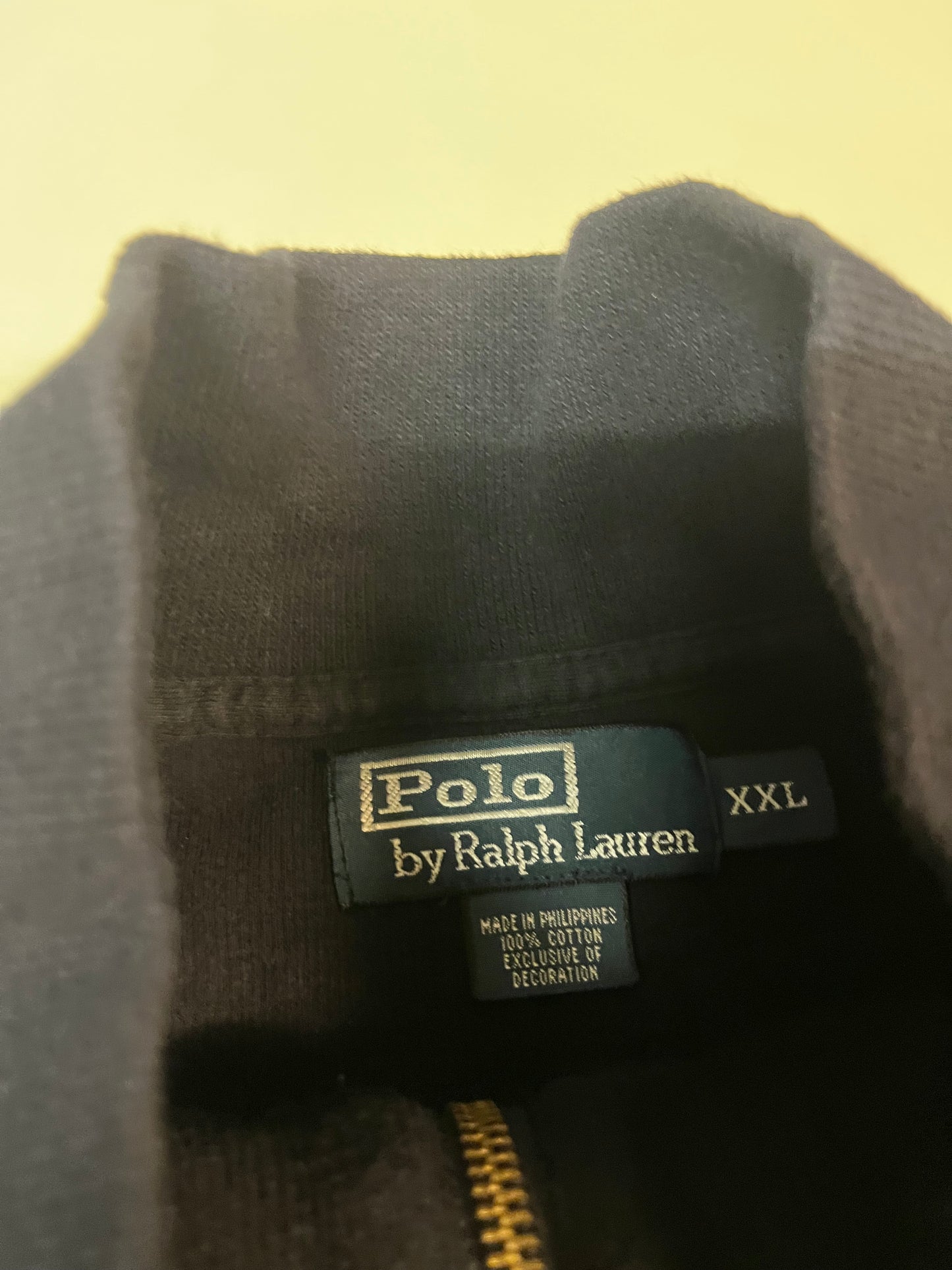 Polo Ralph Lauren Vintage Zipper Navy Xxl 4234