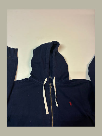 Vintage Polo Ralph Lauren Hoodie navy XL fit S 6091