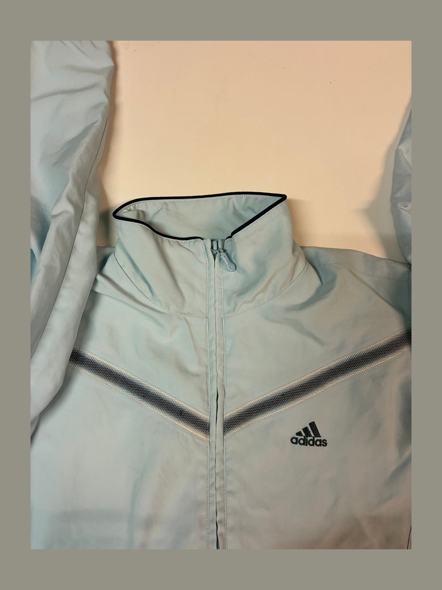 Vintage Nike Trainingsjacke babyblau S 6080