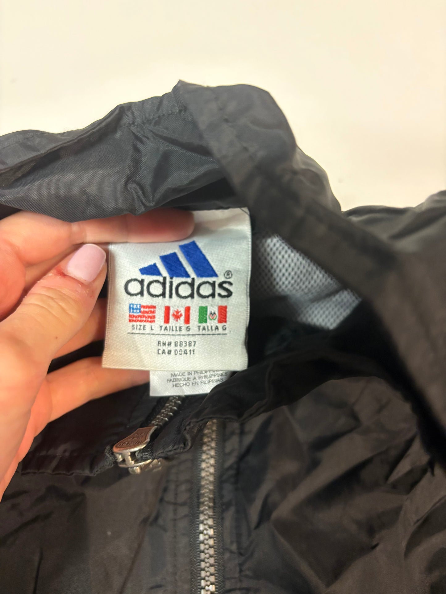 Adidas Vintage Regenjacke L 5875