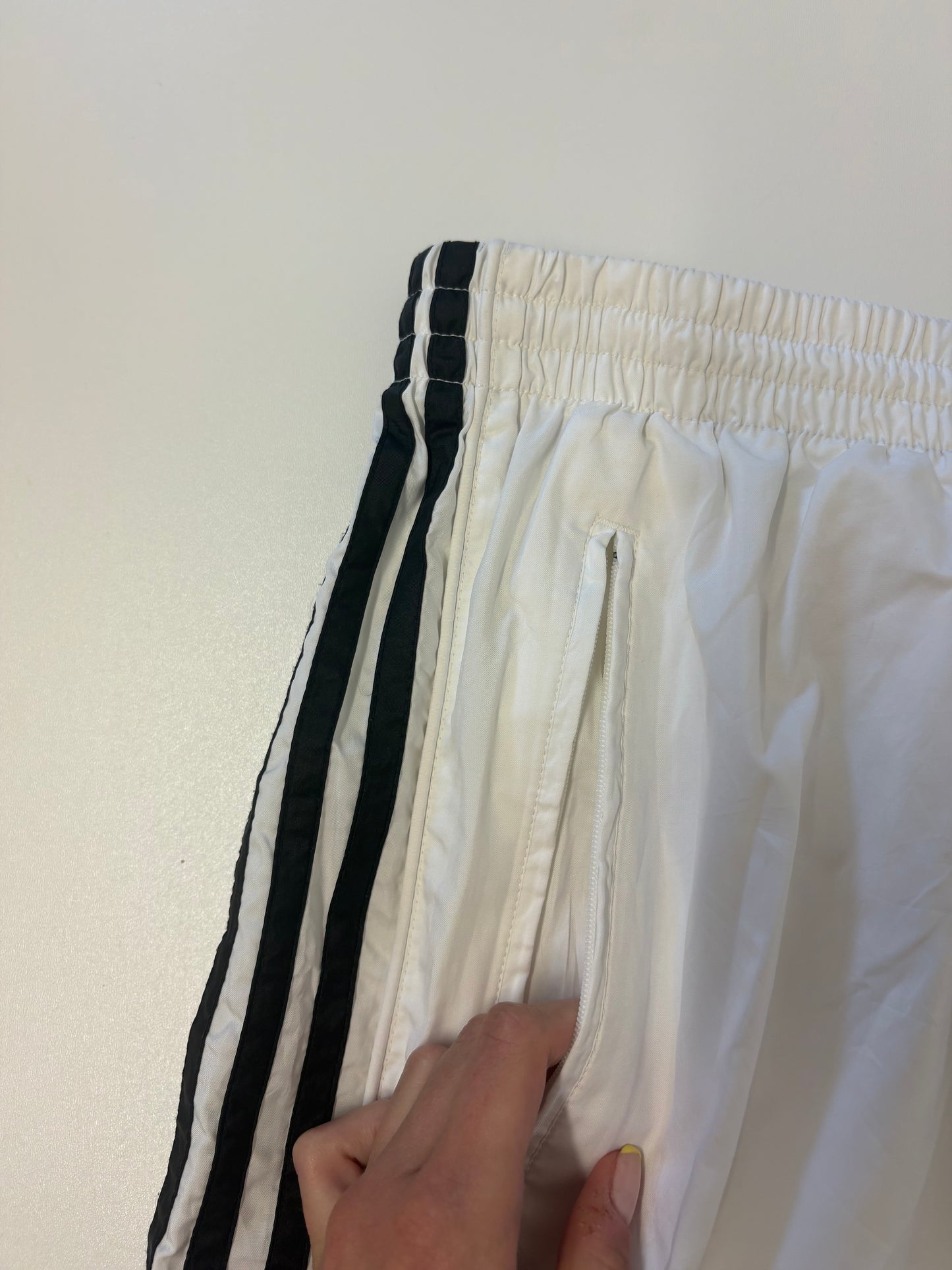 Adidas Vintage Trackpants Xl Reißverschluss linke Hosentasche klemmt 7351