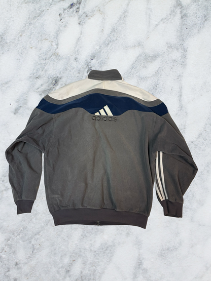 Adidas Vintage Trackjacket Stoff aus Samt S 5831