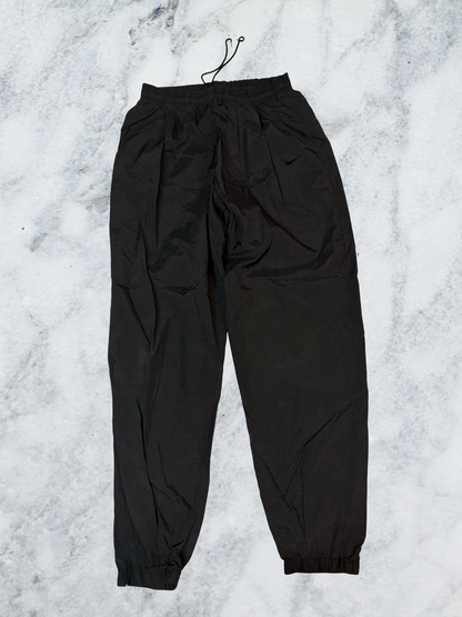 Nike Vintage Trackpants M Full Black Baggy 6195