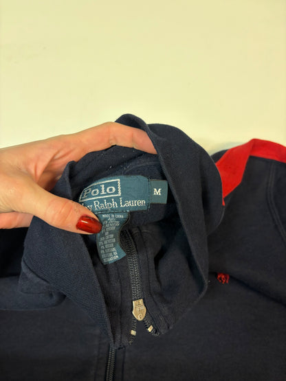 Polo Ralph Lauren Vintage Zipper Navy M 6325