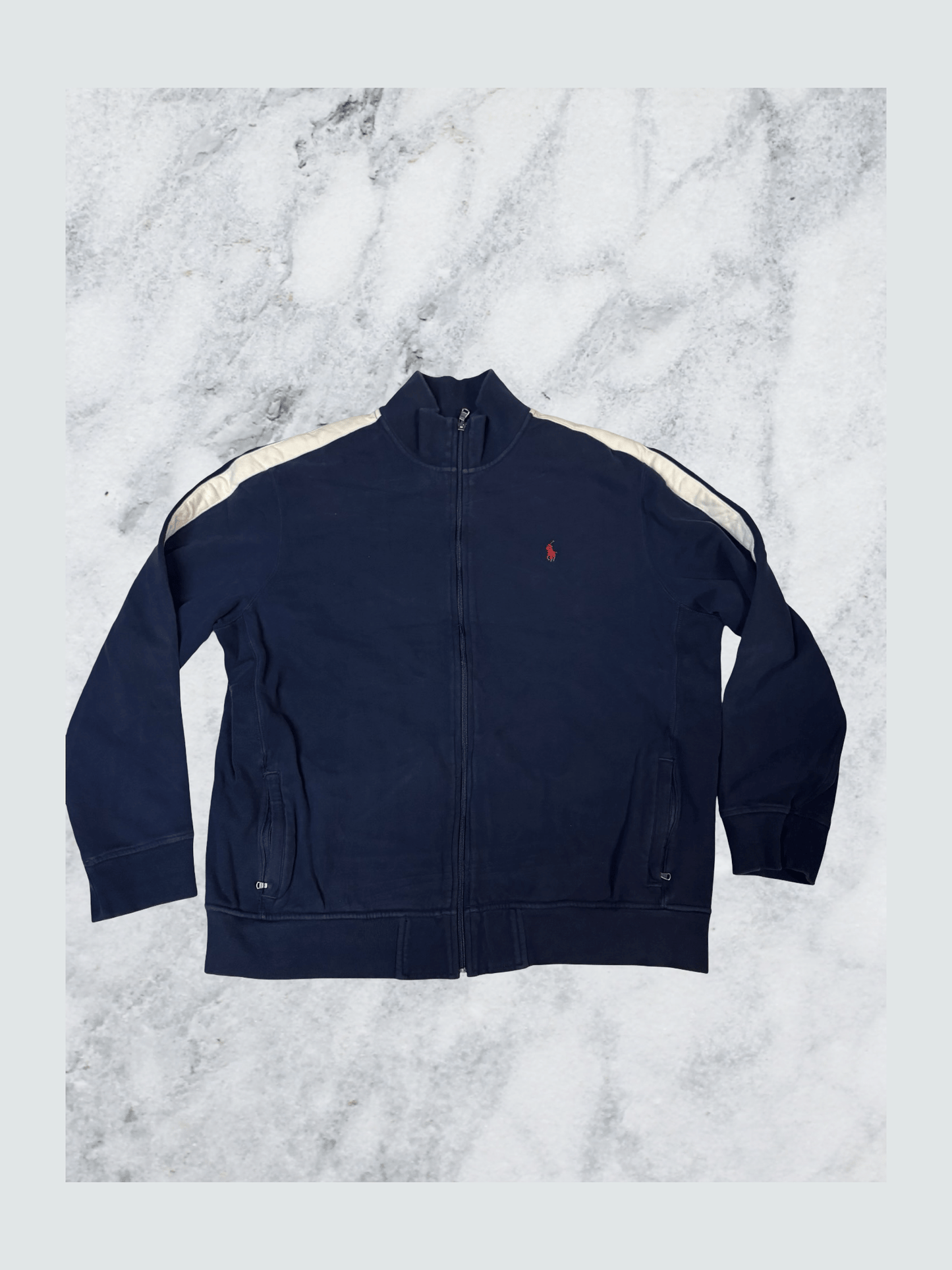 Polo Ralph Lauren Vintage Zipper Xxl Navy 6324