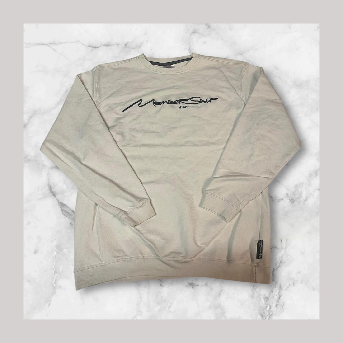 Vintage Reebok Sweater M fit L - XL viele kleine Flecken 4562