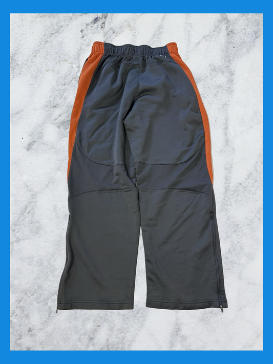 Nike Vintage Trackpants L baggy grau orange 7268