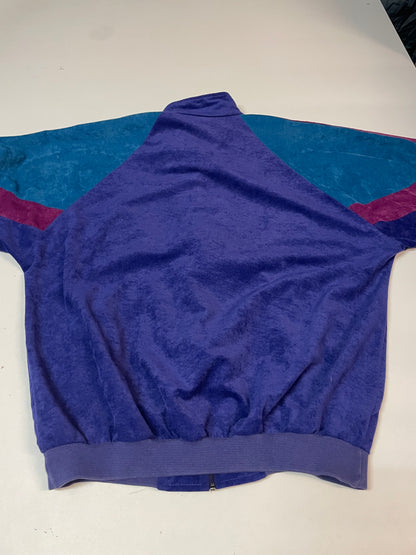 Adidas Vintage Trackjacket Stoff Like Samt L 5970