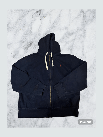 Vintage Polo Ralph Lauren Hoodie navy XL fit S 6091