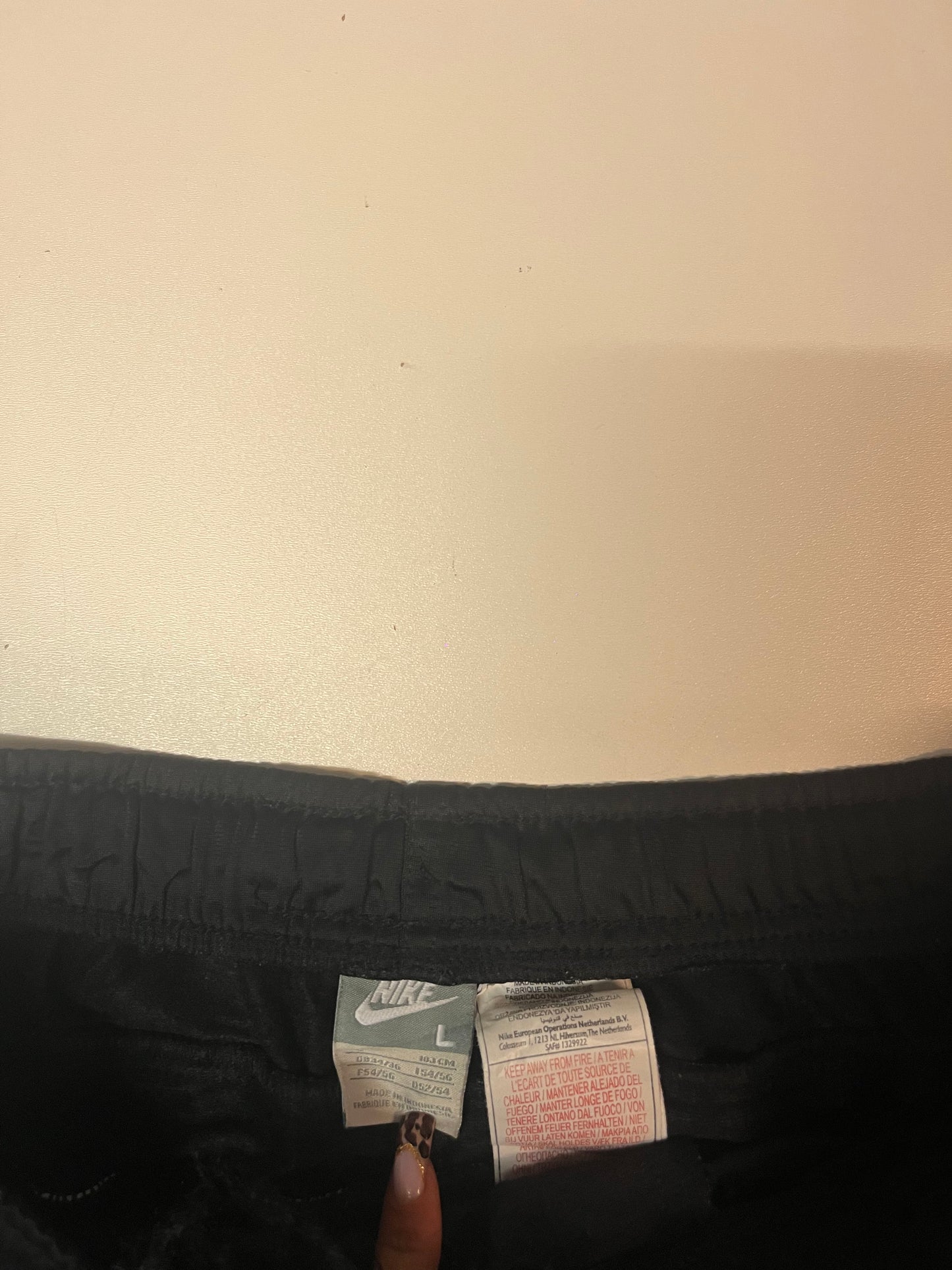 Vintage Nike Trackpants baggy L fit S 5409
