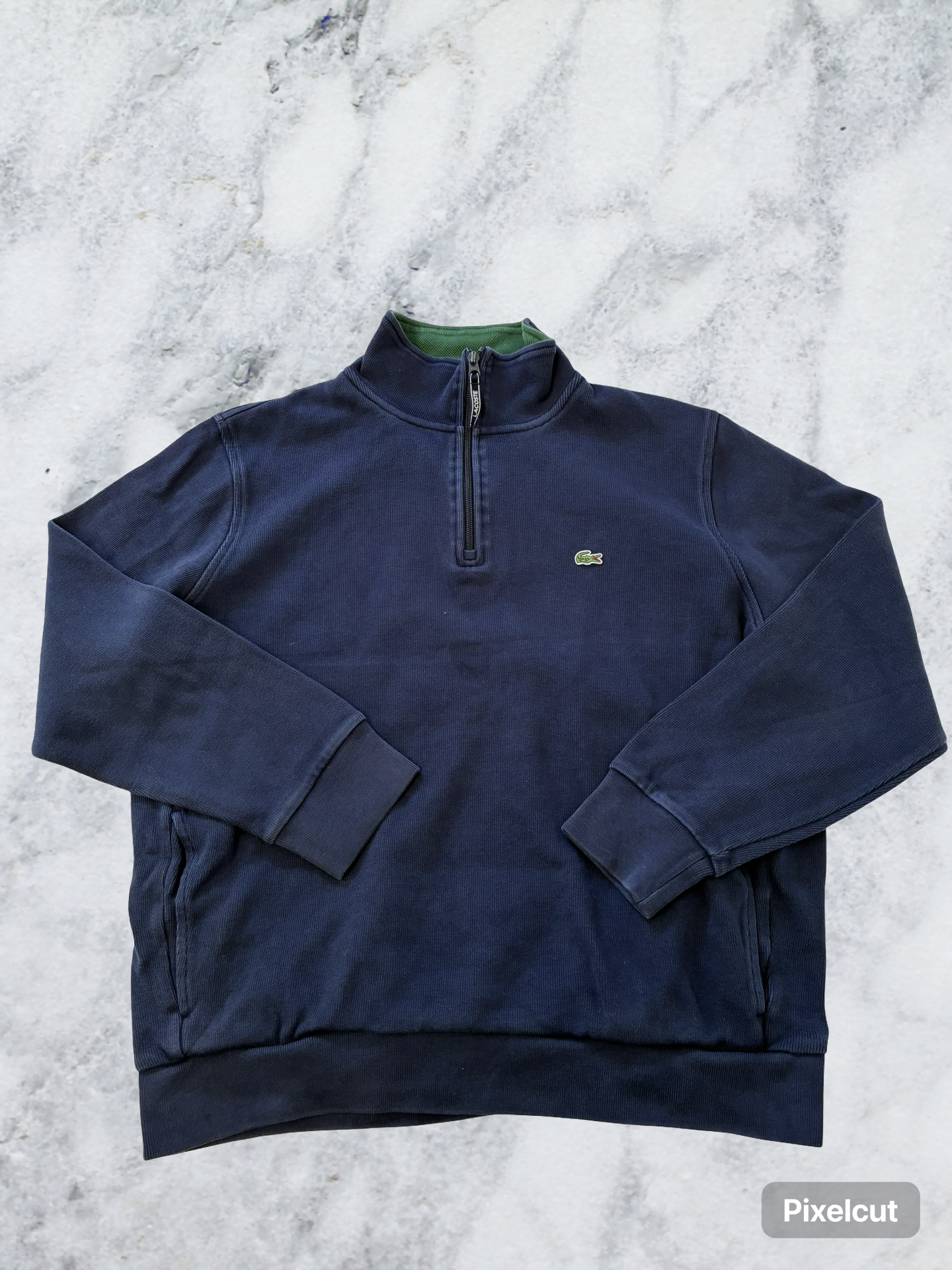 Vintage Lacoste Pullover mit Reißverschluss XXXL fit S 6773