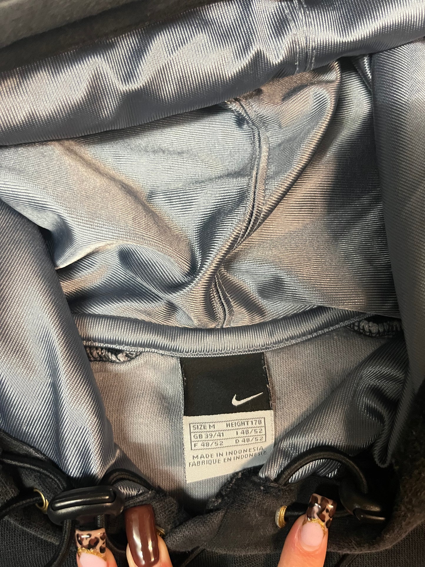 Vintage Nike Hoodie M fit L 5642