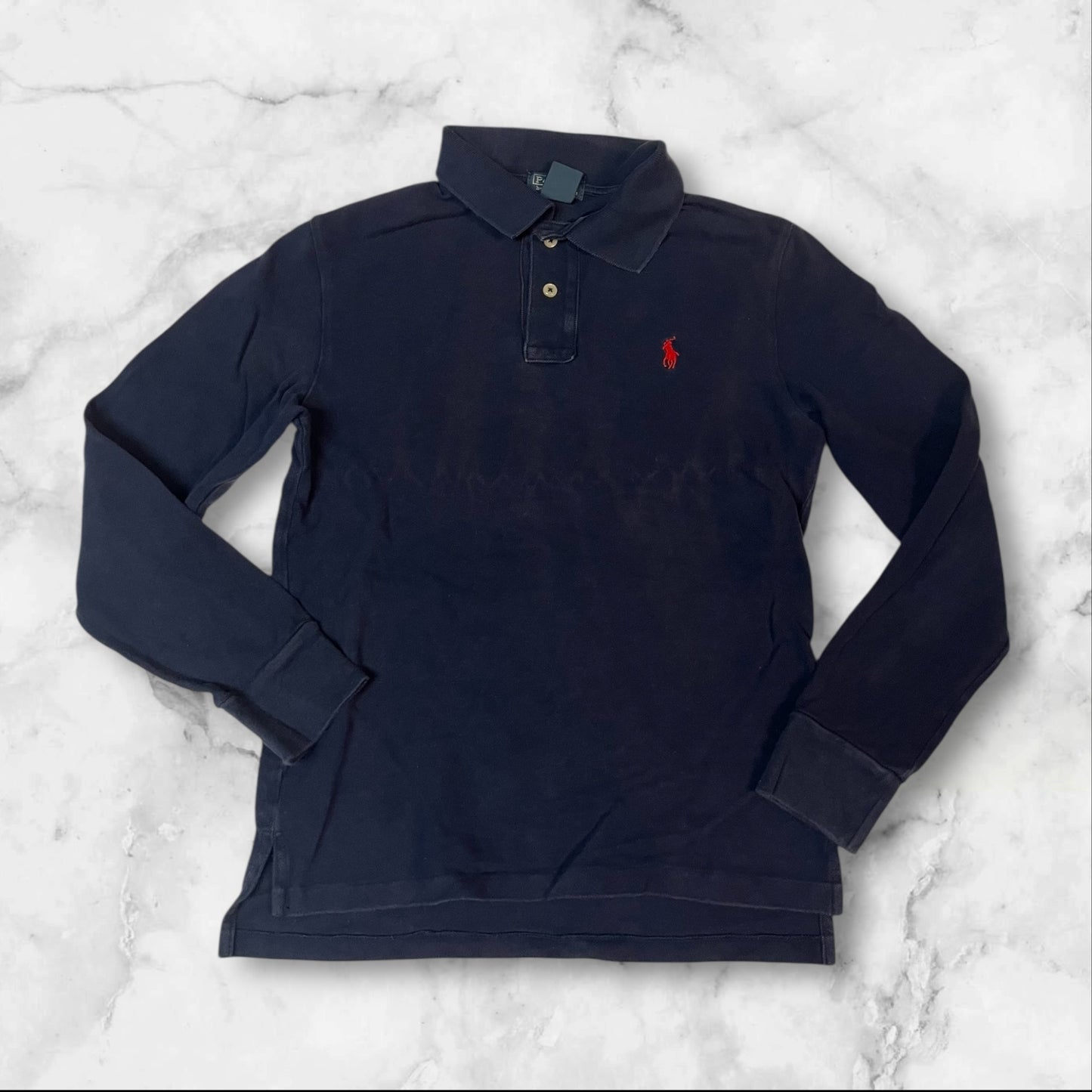 Polo Ralph Lauren Vintage Poloshirt Langarm Kids xl 5171