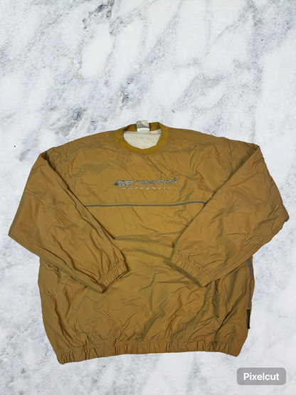 Vintage Reebok Sweatshirt aus Regenjacken Stoff S fit M 5930