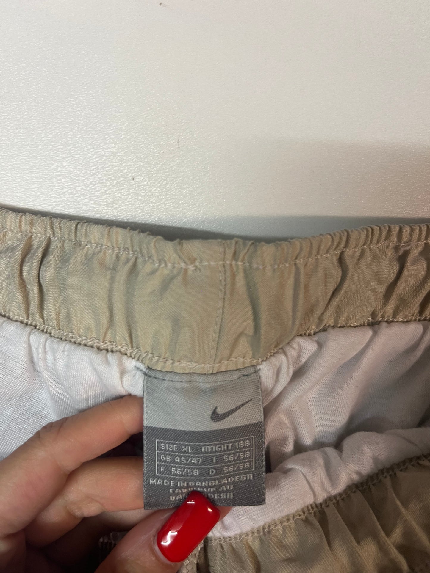 Vintage Nike Trackpants baggy beige XL 4304