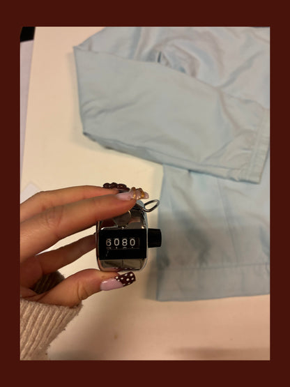 Vintage Nike Trainingsjacke babyblau S 6080