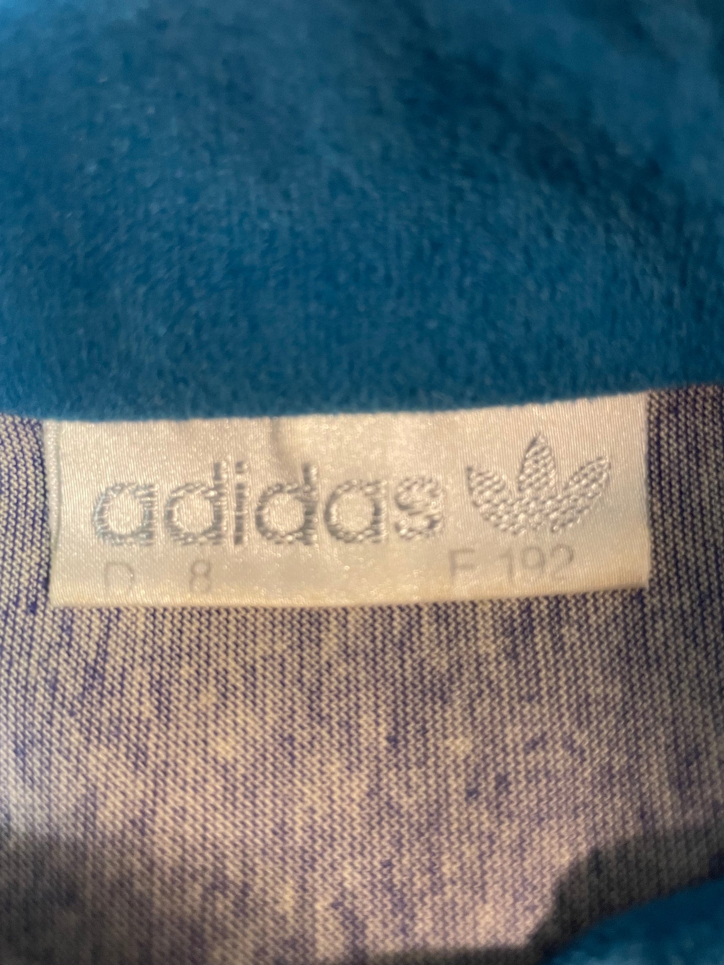 Adidas Vintage Trackjacket Stoff Like Samt L 5970