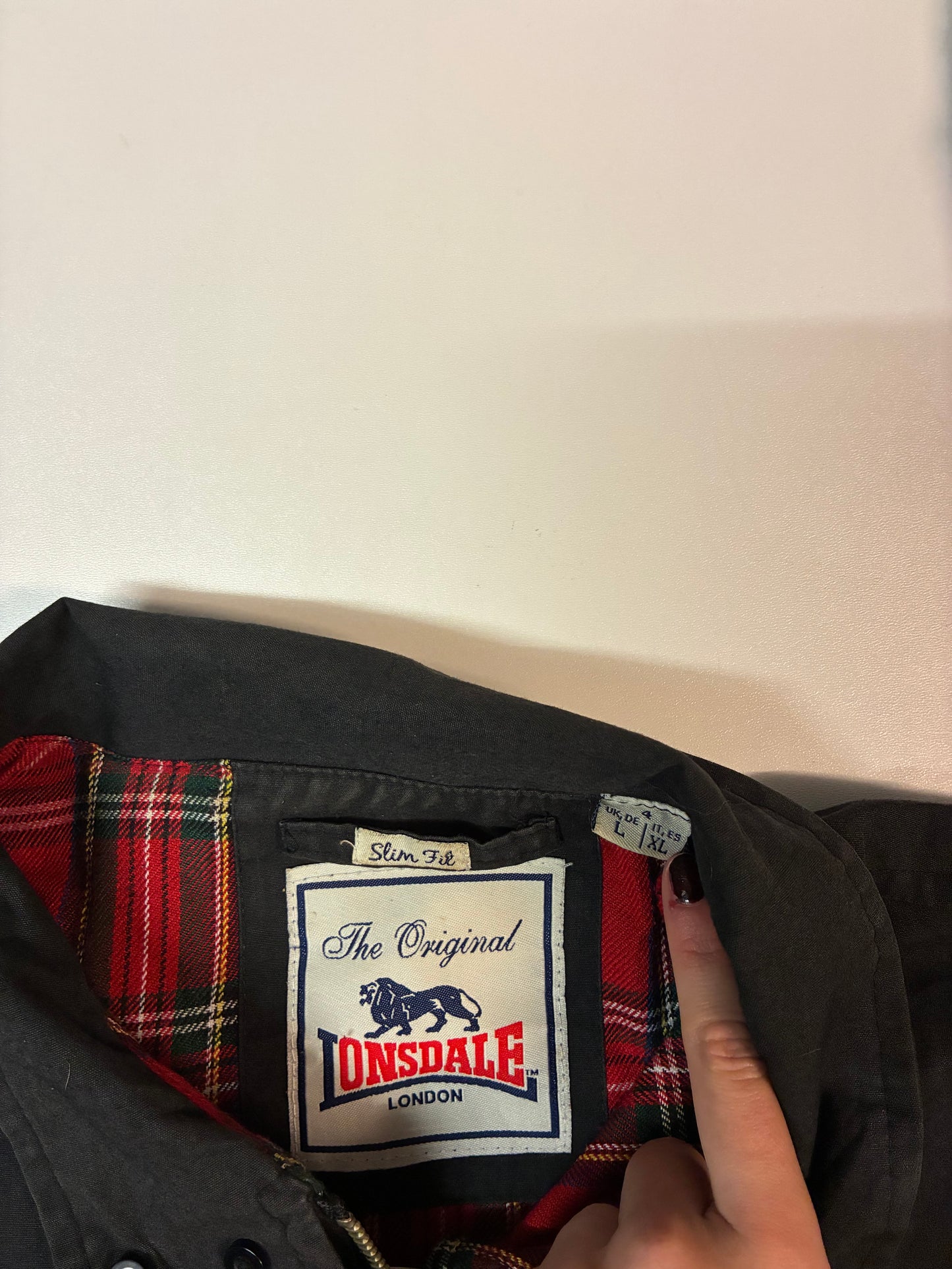 Vintage Londsdale Harrington Jacke L fit S - M 5937