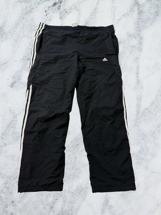 Adidas Vintage Trackpants L baggy Bund kaputt 6827
