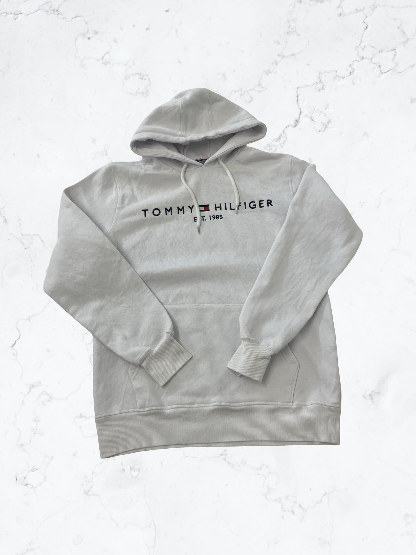 Tommy Hilfiger Vintage Hoodie gestickt L 6606