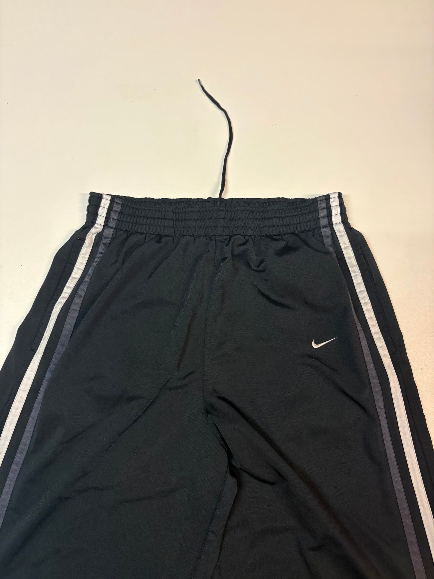 Nike Vintage Trackpants M Reißverschluss am linken Bein kaputt baggy 6492