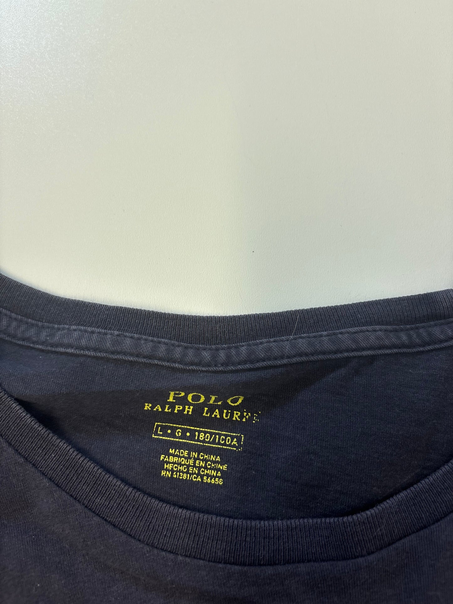 Polo Ralph Lauren Vintage Tshirt L navy 7280