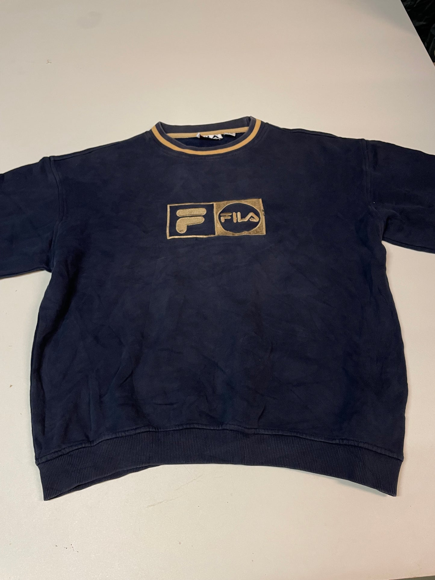 Fila Vintage Sweatshirt Gestickt M 5893