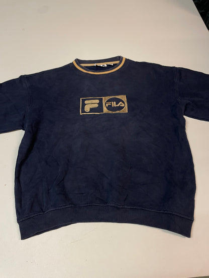 Fila Vintage Sweatshirt Gestickt M 5893