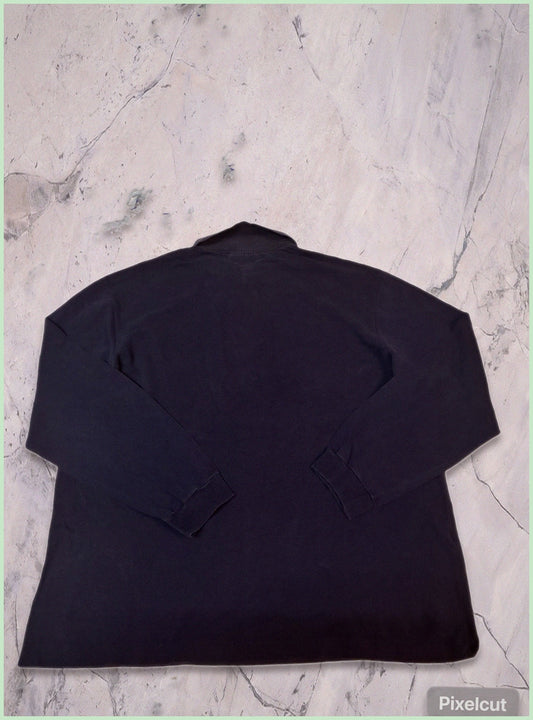 Vintage Lacoste Sweatshirt M Navy 6-0-7-2