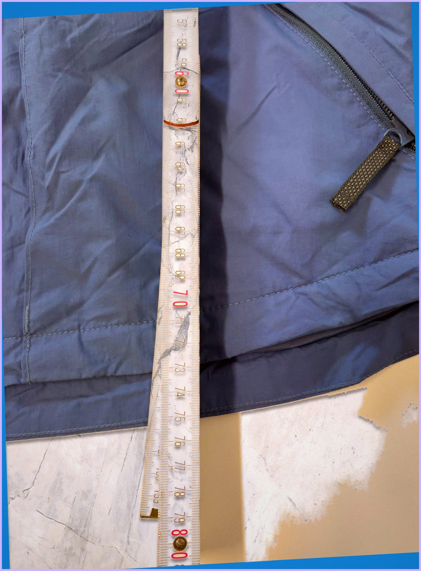 Columbia Vintage Jacke Damen L blau 2 in 1 möglich 7-270